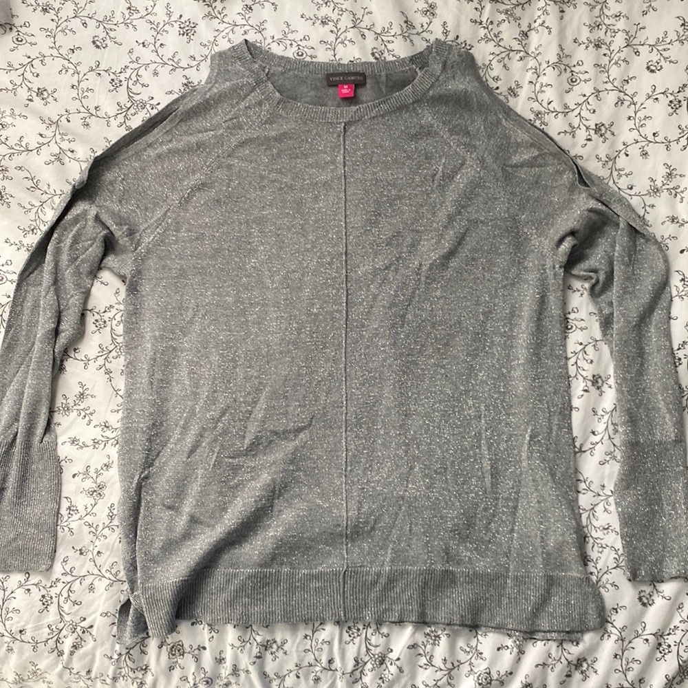 Grey Sparkly Top